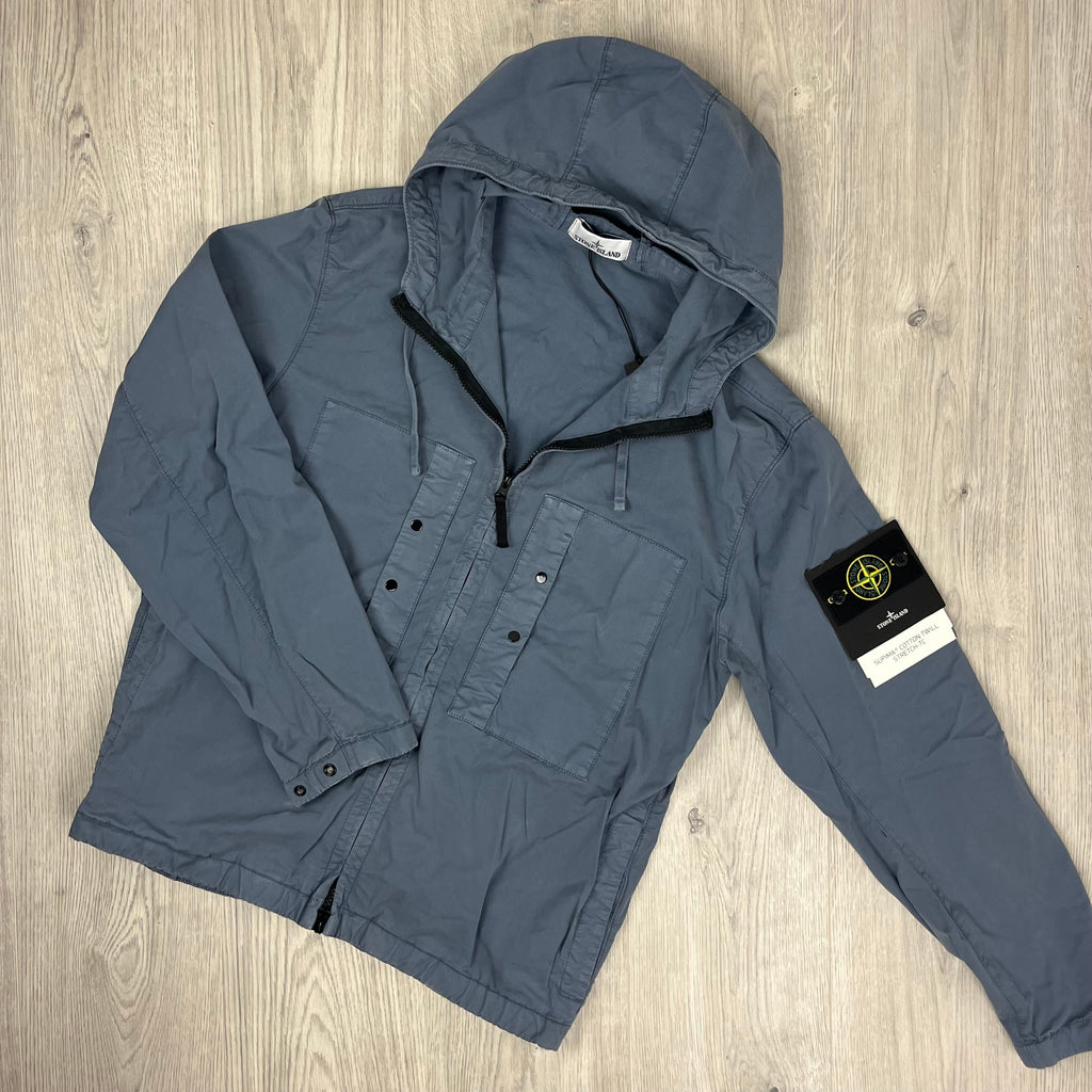 Stone Island Supima Jacket - Avio Blue -Usfansport