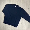 CP Company Raised Fleece Sweatshirt - Navy -Usfansport
