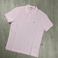 CP Company Piquet Polo Shirt - Pink -Usfansport