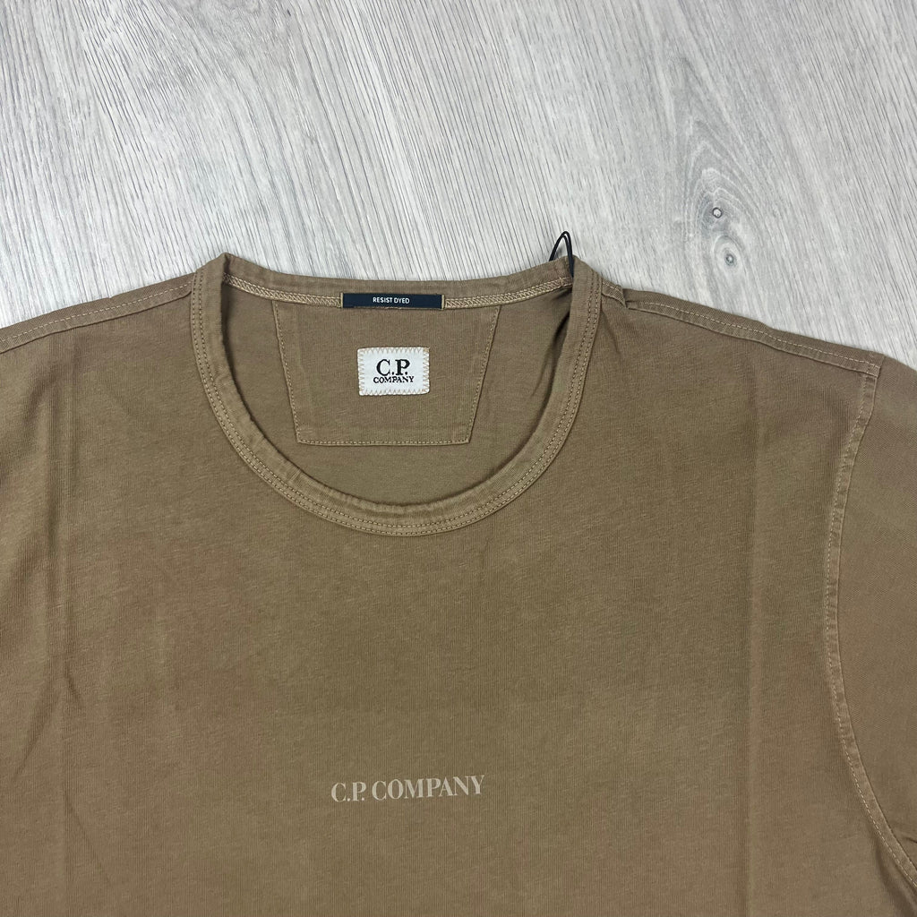 CP Company Printed T-Shirt - Brown -Usfansport