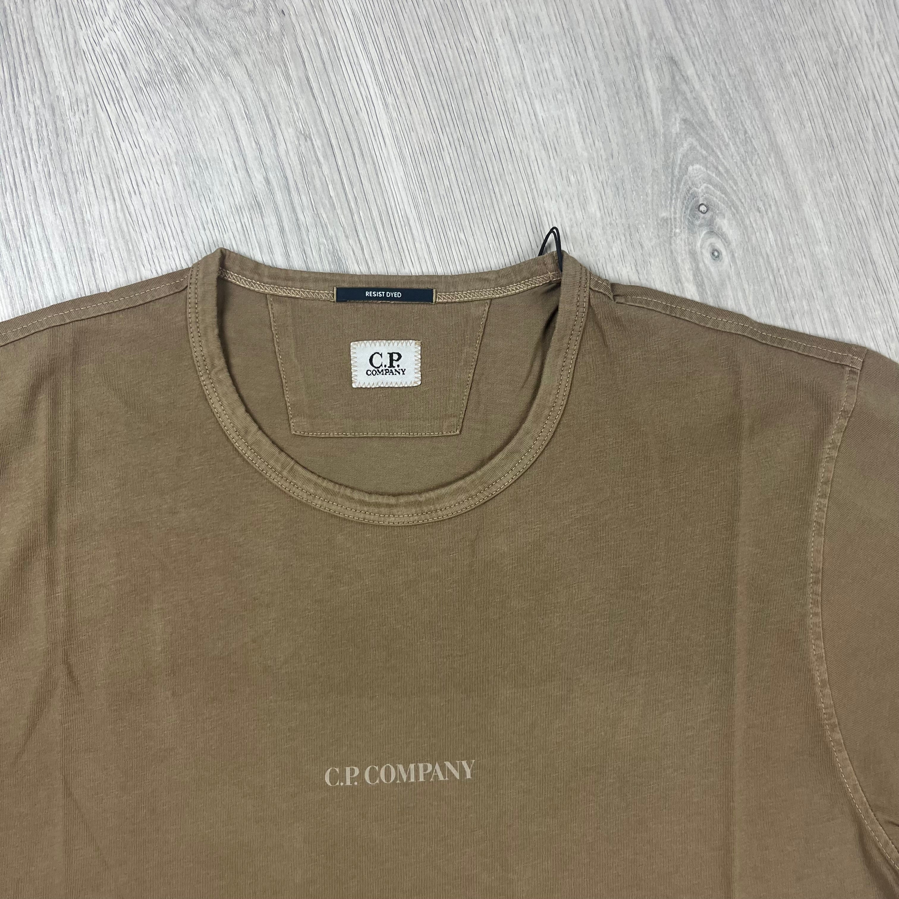 CP Company Printed T-Shirt - Brown -Usfansport