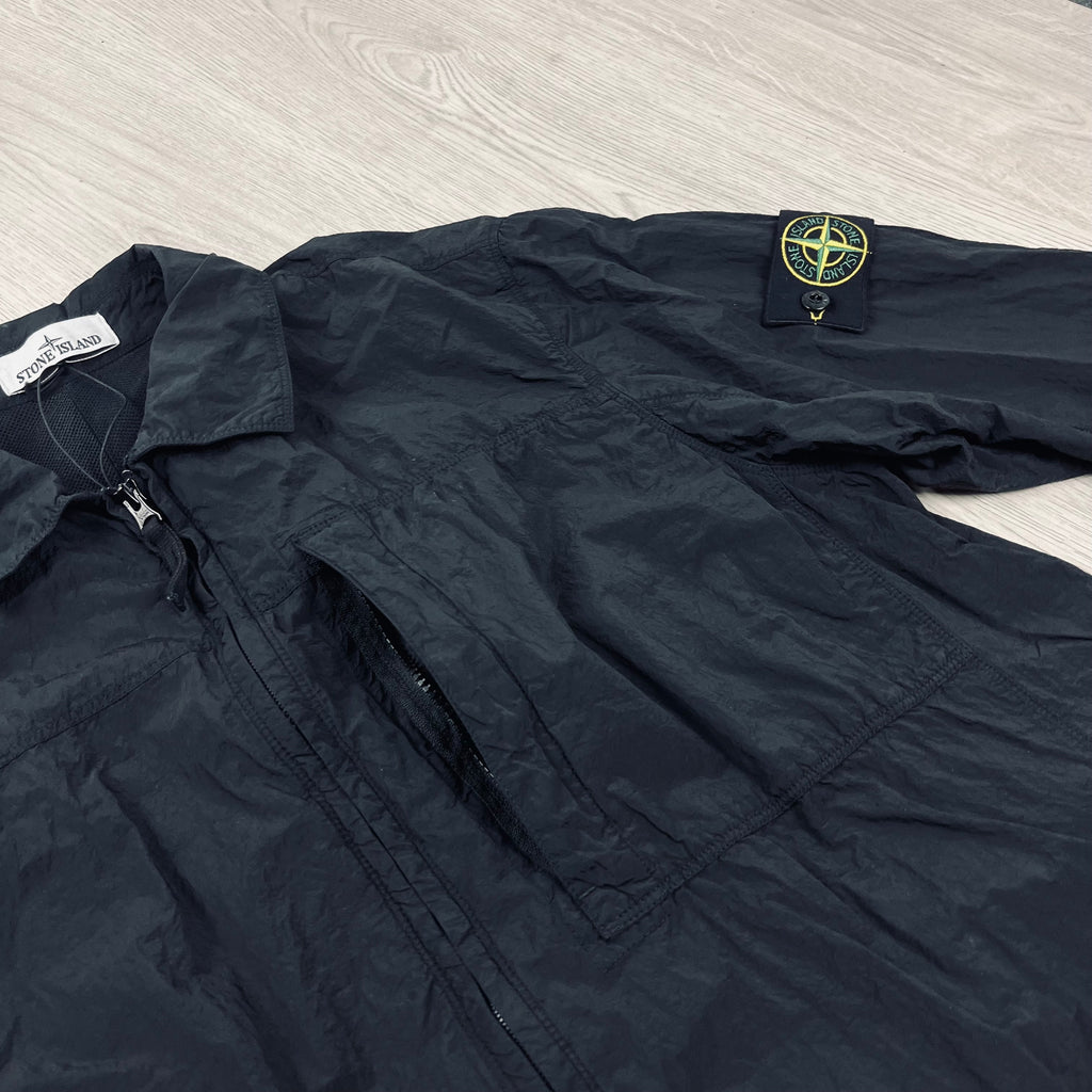 Stone Island Metal Overshirt - Black -Usfansport