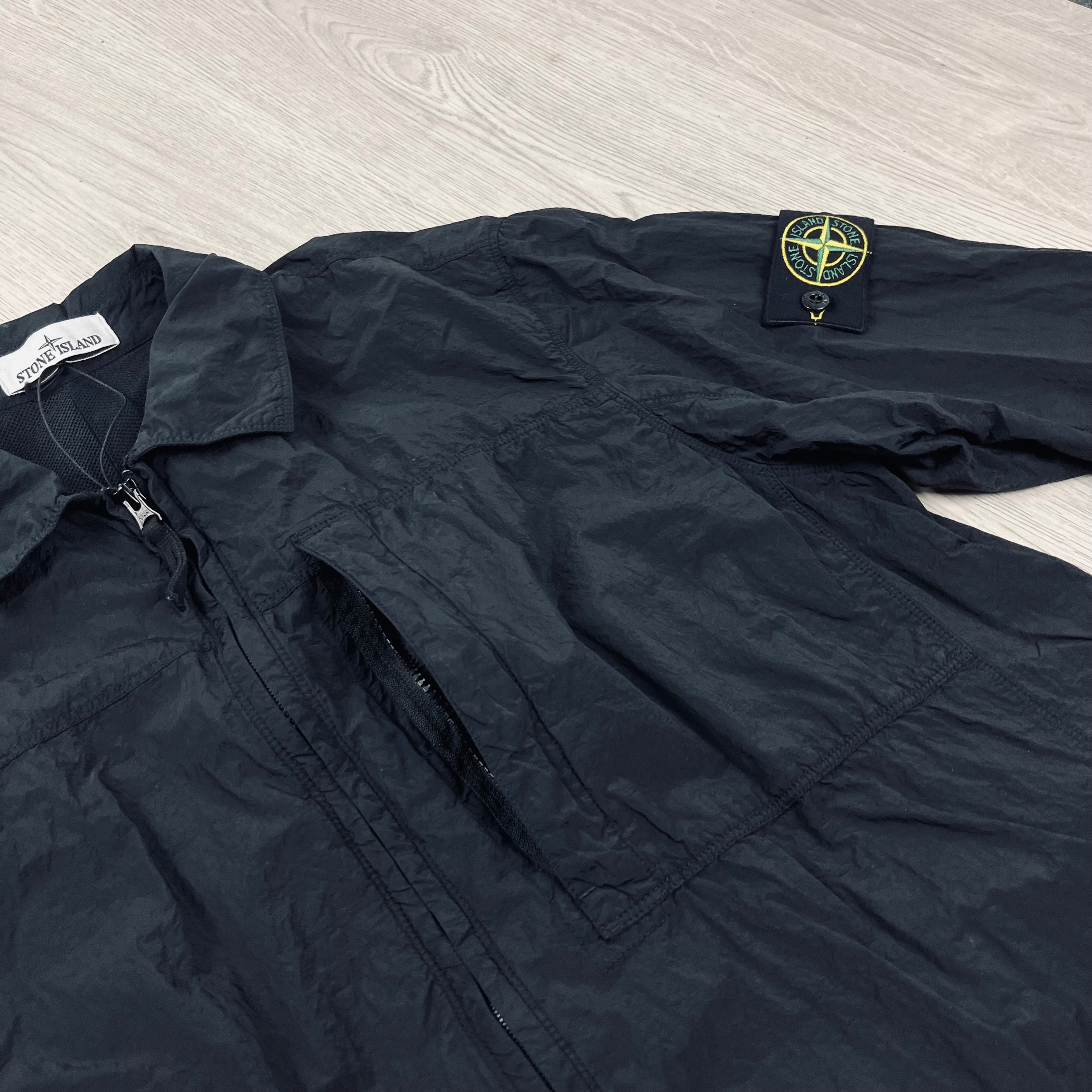 Stone Island Metal Overshirt - Black -Usfansport