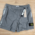 Stone Island Nylon Metal Bermuda Shorts in Pearl Grey -Usfansport