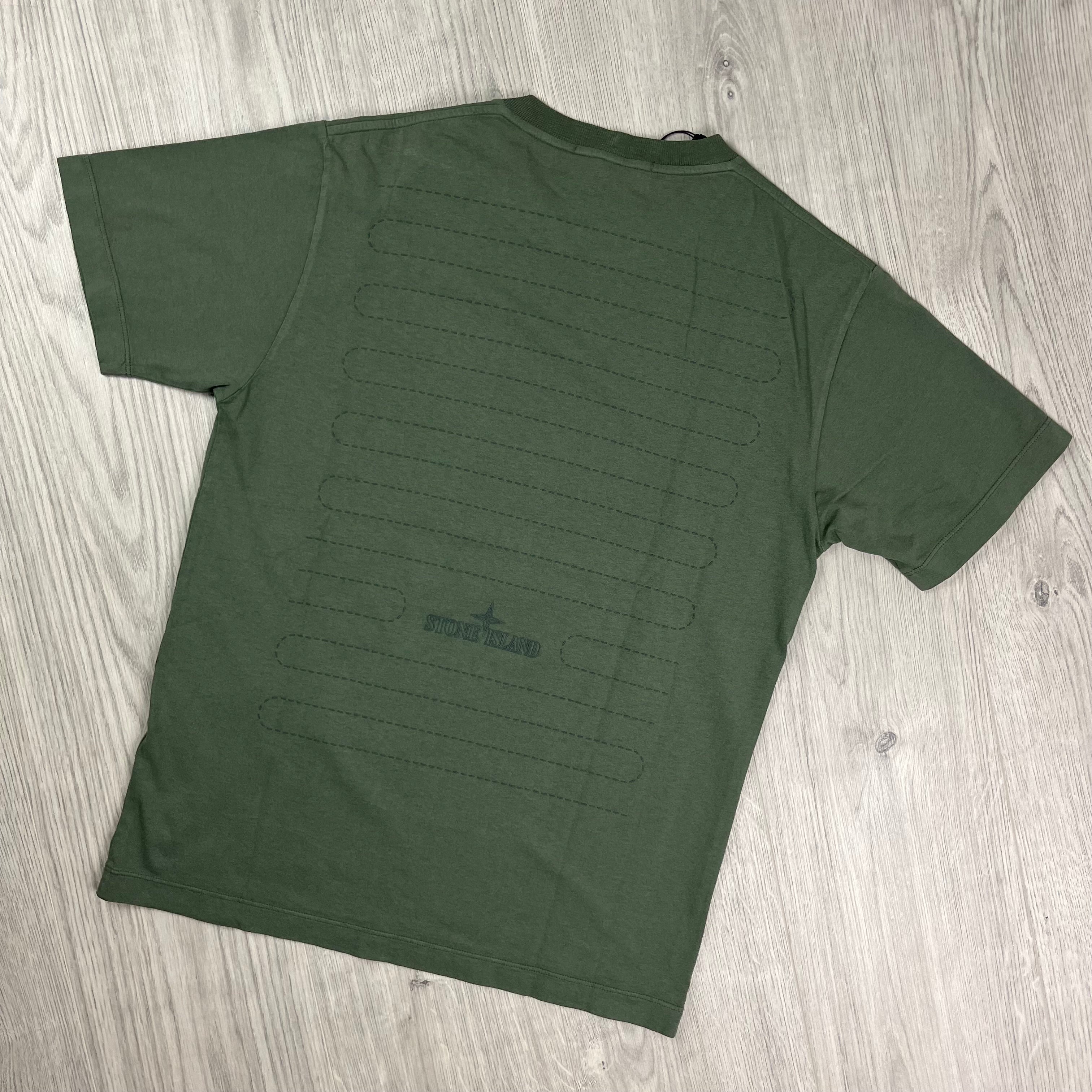 Stone Island Printed T-Shirt - Musk -Usfansport