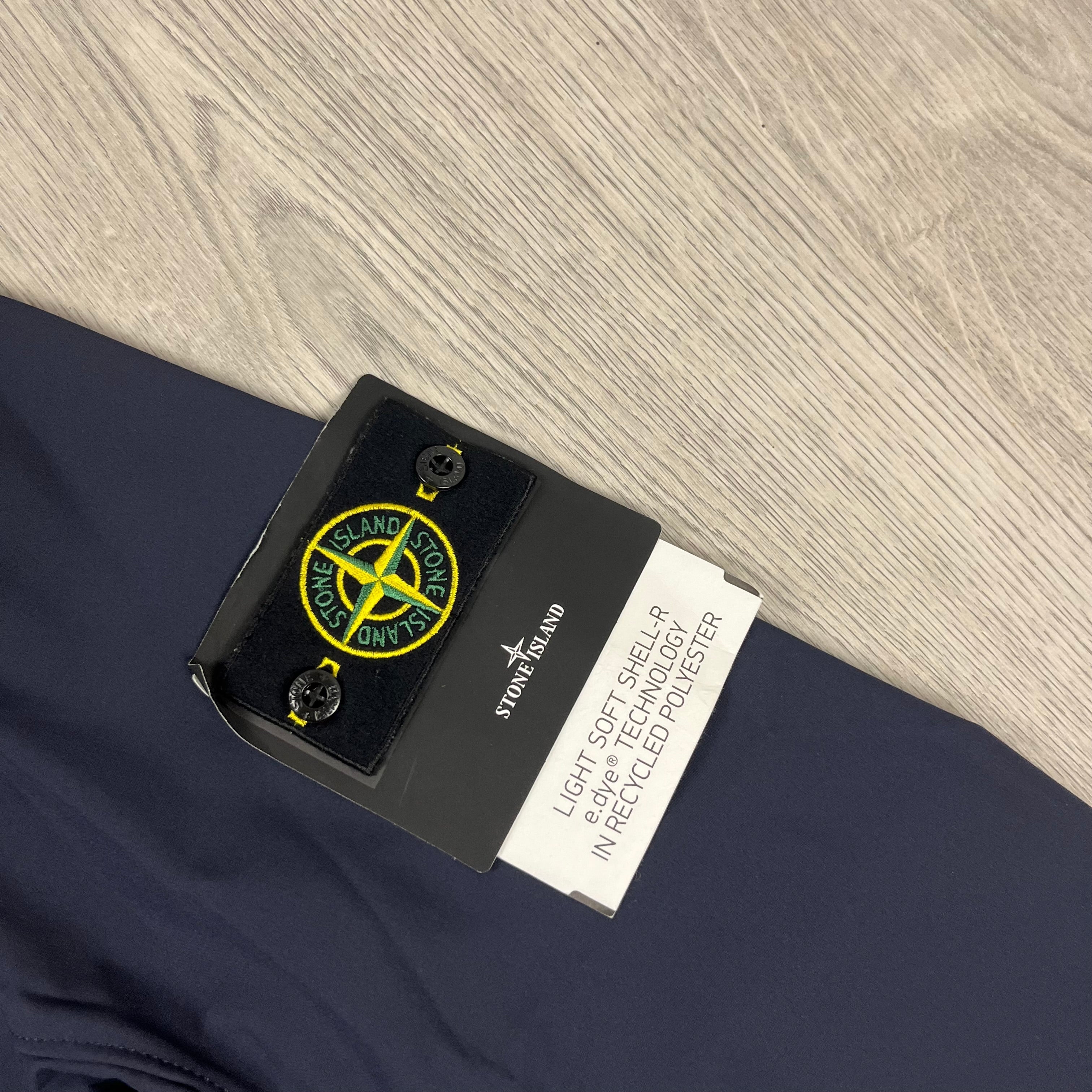 Stone Island Shell Jacket - Navy -Usfansport