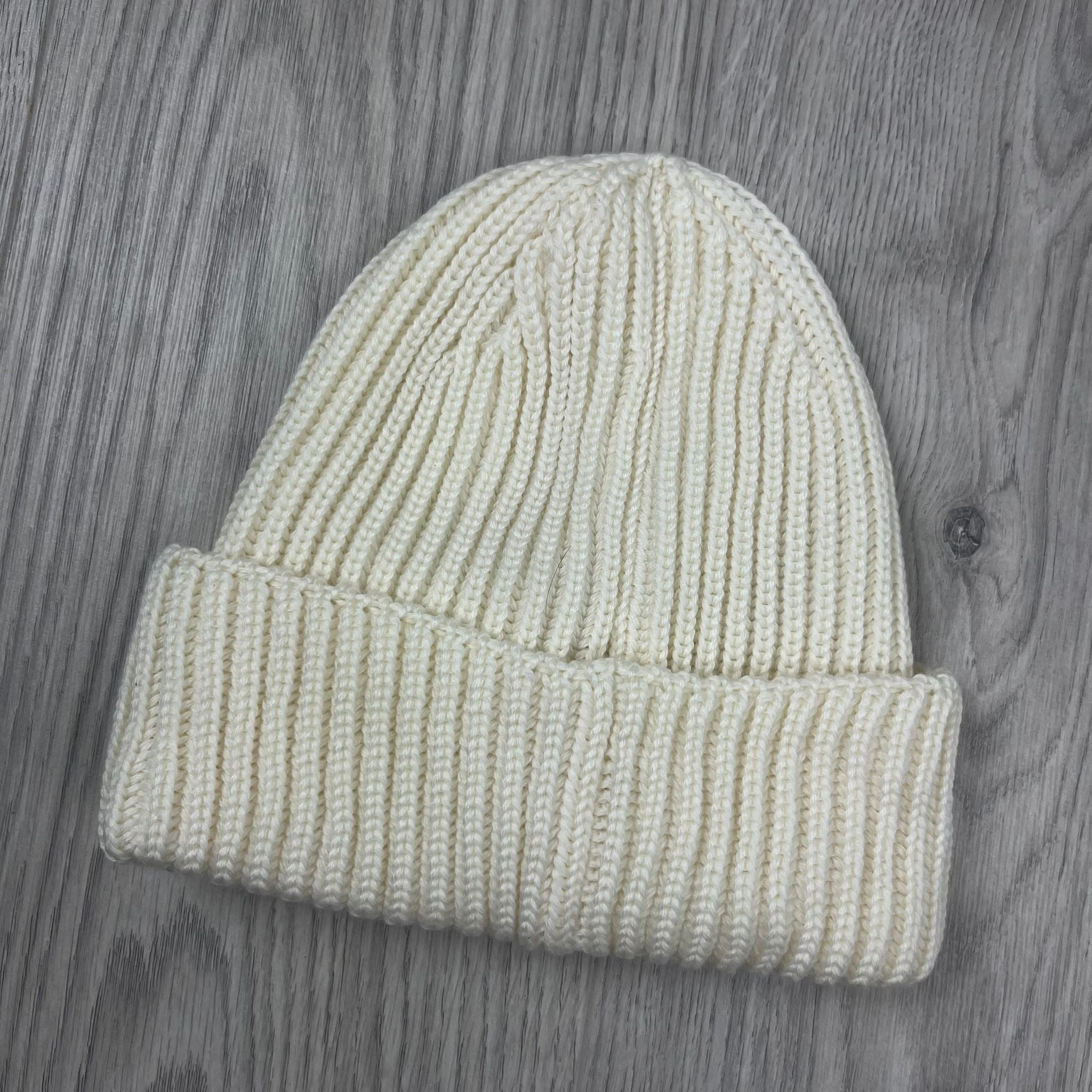 CP Company Goggle Beanie - White -Usfansport