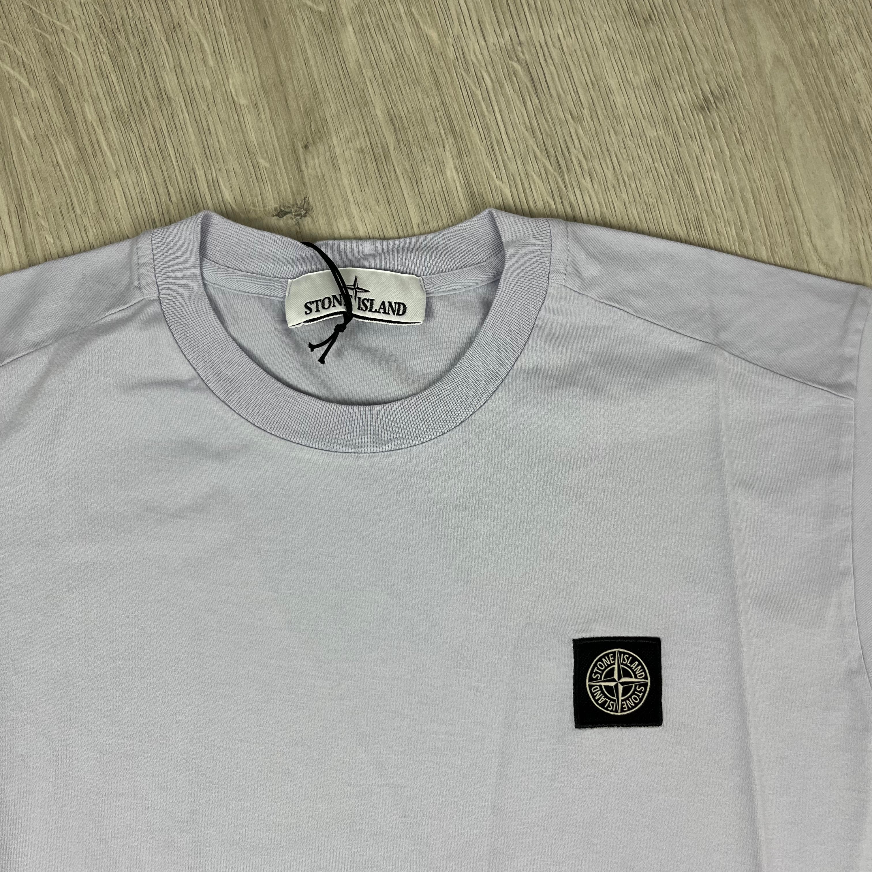 Stone Island Patch T-Shirt - Lilac -Usfansport