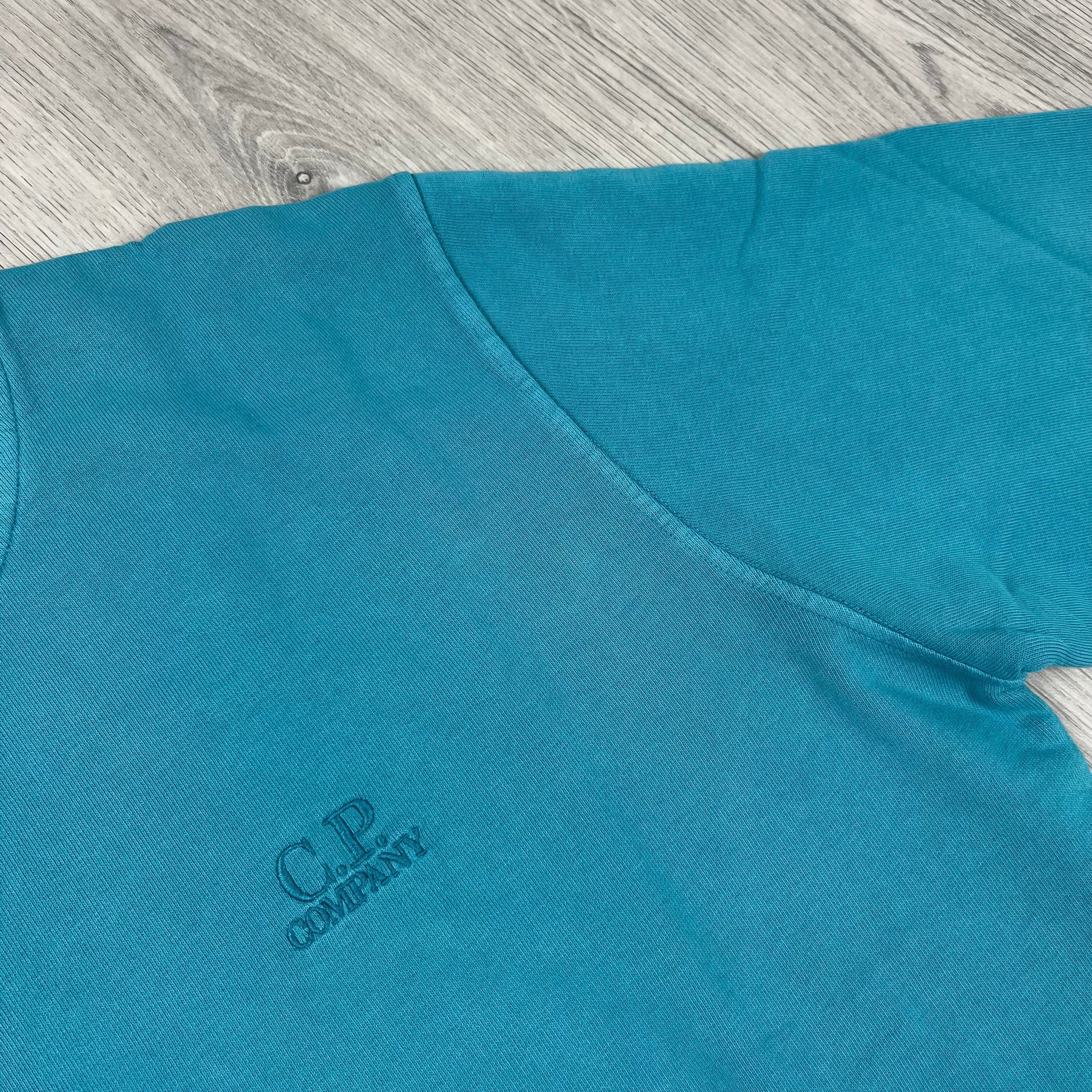 CP Company Patch Sweatshirt - Tile Blue -Usfansport