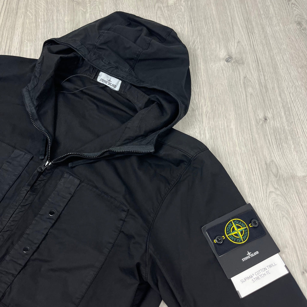 Stone Island Supima Jacket - Black -Usfansport