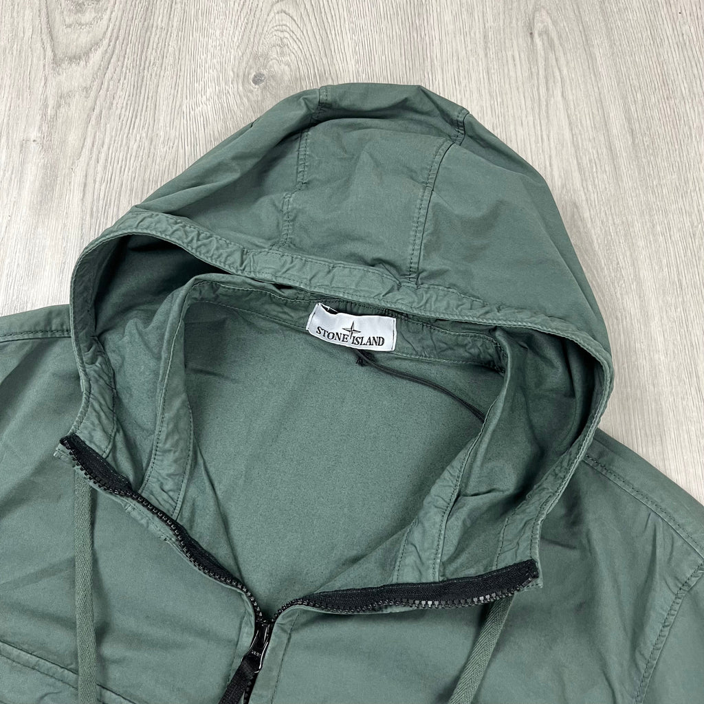 Stone Island Hooded Overshirt - Musk -Usfansport