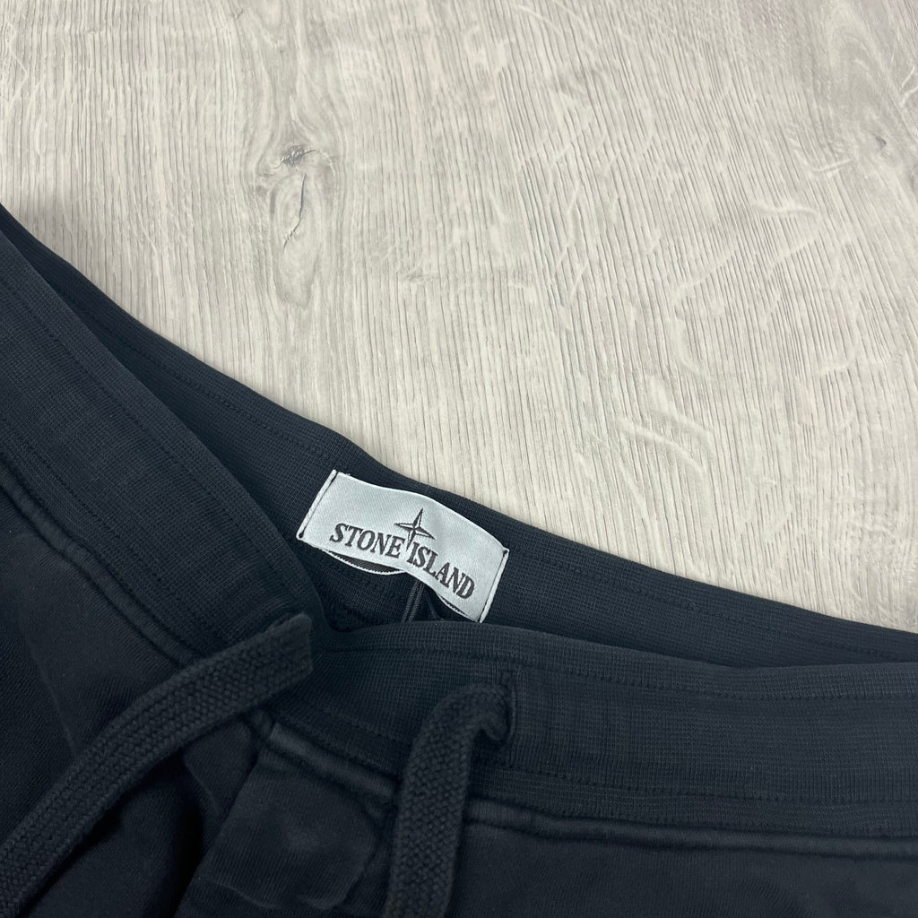 Stone Island Jersey Shorts - Black -Usfansport