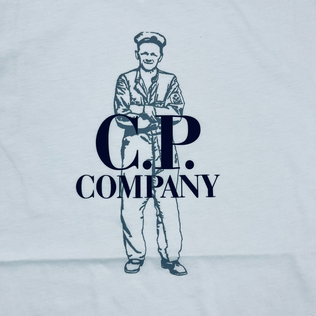 CP Company Sailor T-Shirt - White -Usfansport