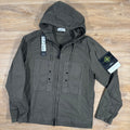 Stone Island Supima Cotton Twill Stretch-TC Jacket in Military Green -Usfansport