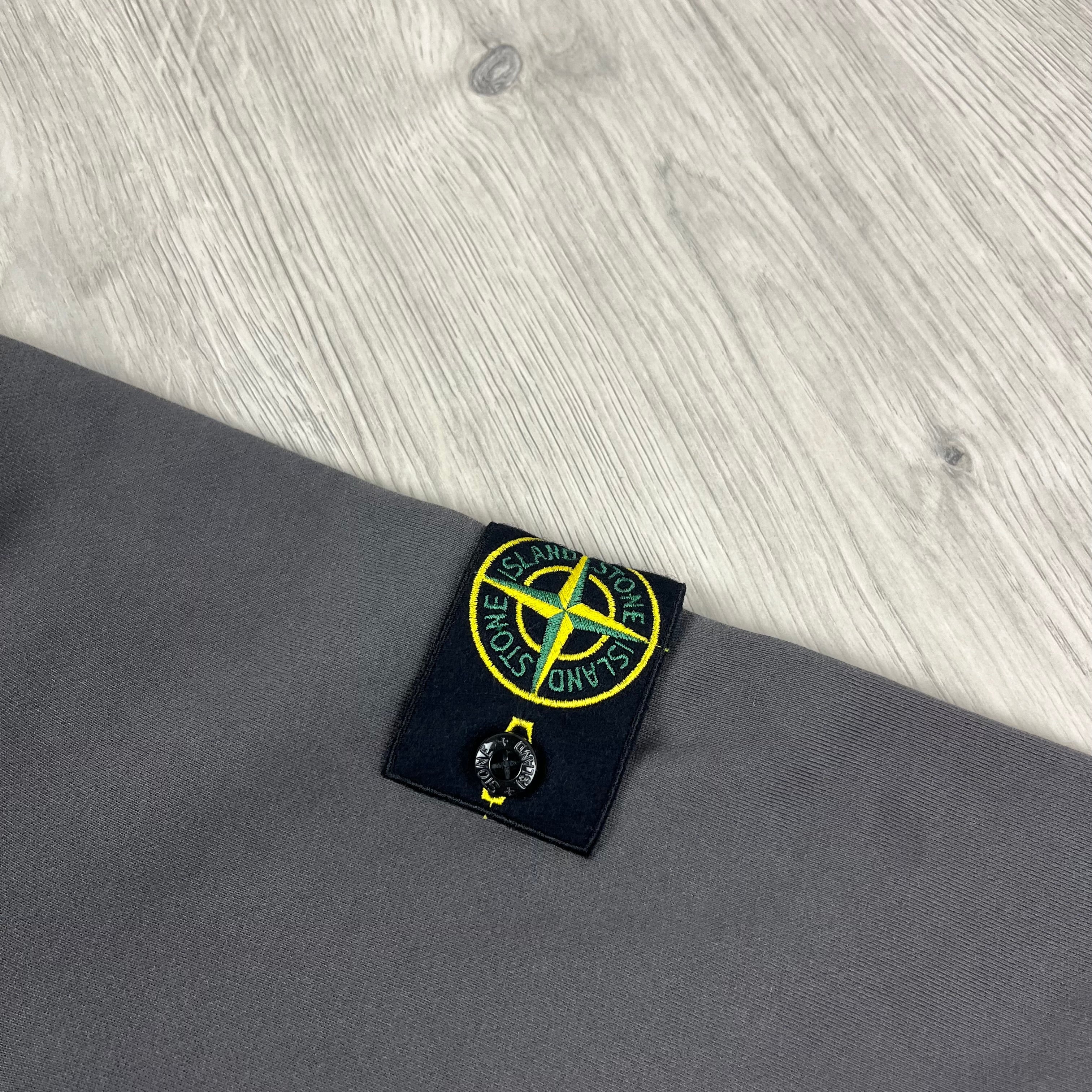 Stone Island Dyed Sweatshirt - Charcoal -Usfansport