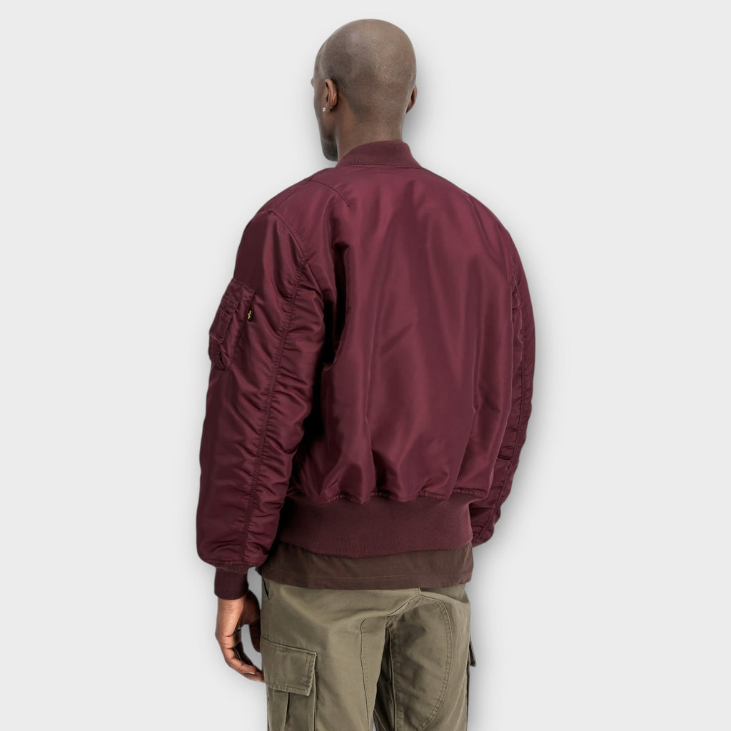 Alpha Industries MA-1 Heritage Bomberjakke I Dark Cherry