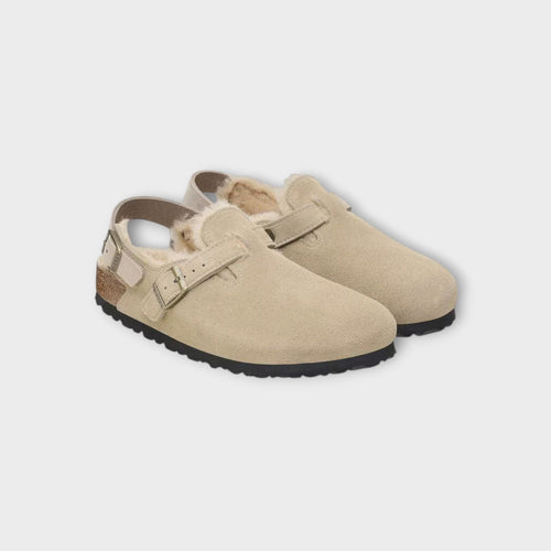 Birkenstock Tokio Inside Sherling I Taupe