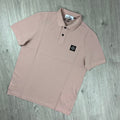 Stone Island Patch Polo Shirt - Rose -Usfansport