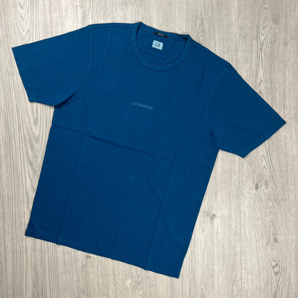CP Company Printed T-Shirt  - Ink Blue -Usfansport