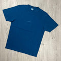 CP Company Printed T-Shirt  - Ink Blue -Usfansport