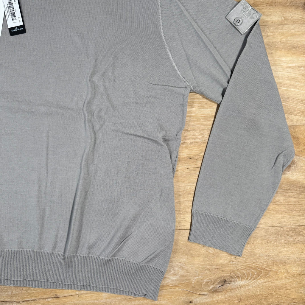 Stone Island Light Pure Wool Ghost Sweatshirt in Dust Grey -Usfansport
