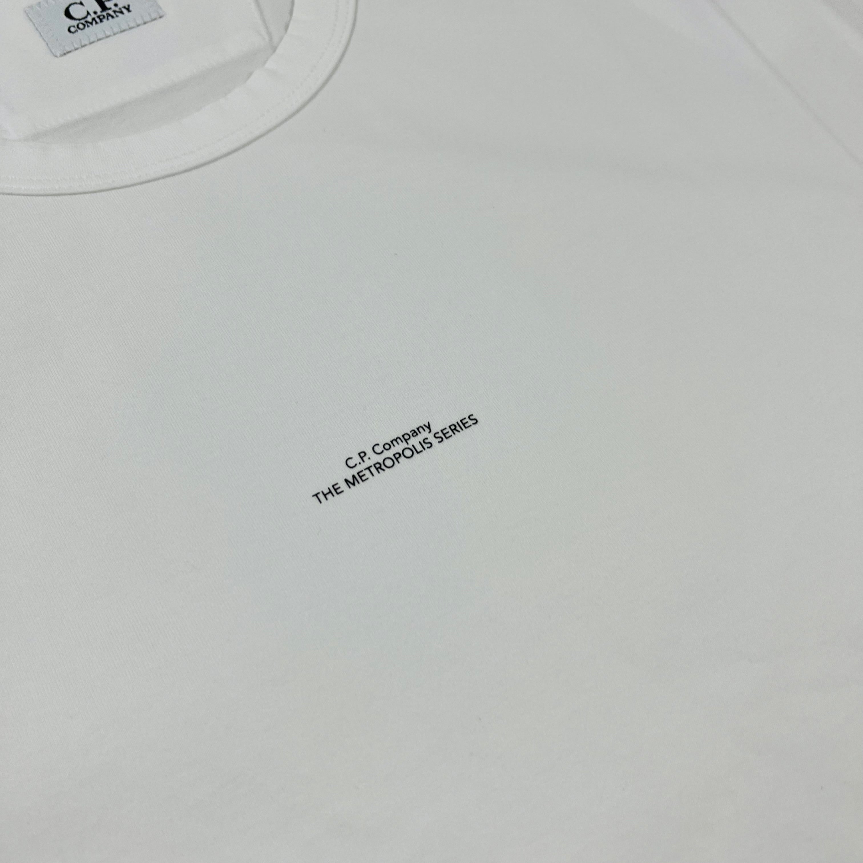 CP Company Metropolis T-Shirt - White -Usfansport