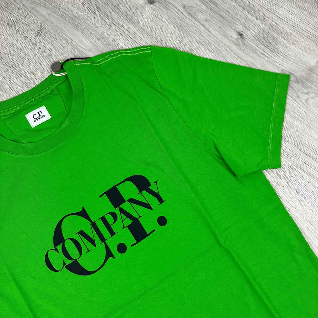 CP Company Printed T-Shirt - Green -Usfansport