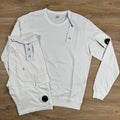 CP Company Light Fleece Lens Tracksuit in White -Usfansport