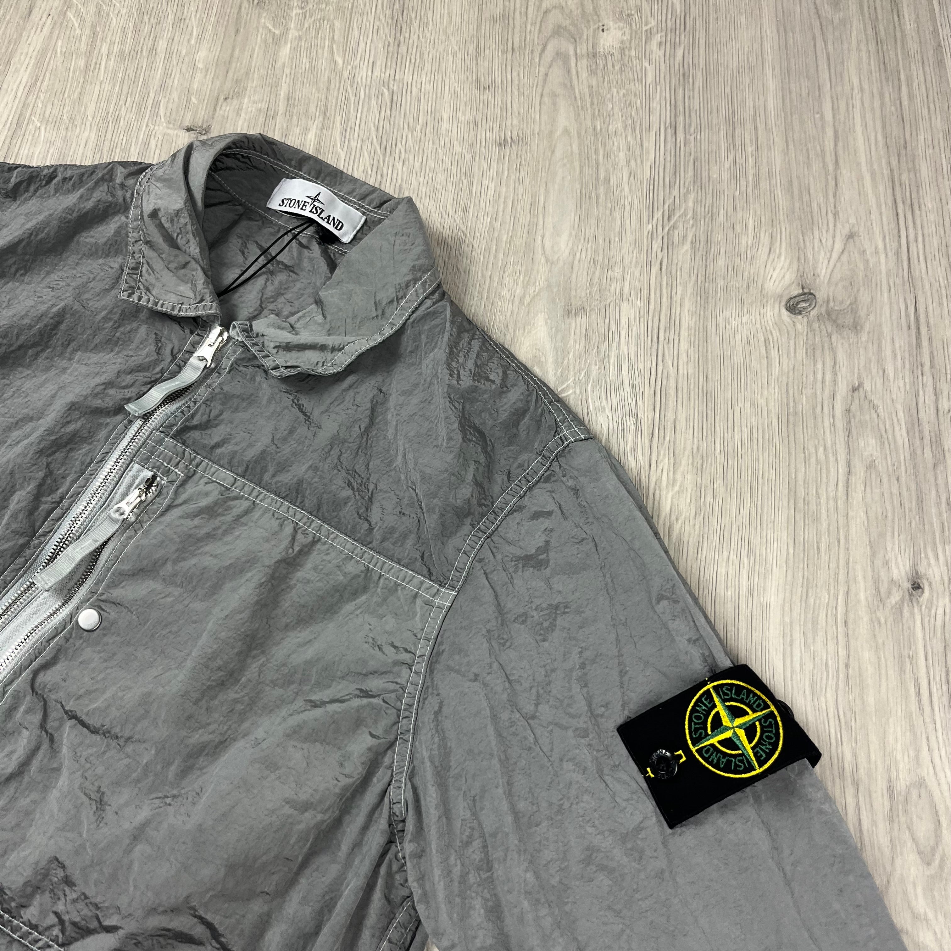 Stone Island Metal Overshirt - Grey -Usfansport