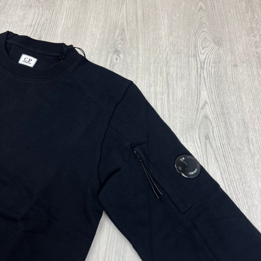 CP Company Raised Fleece Sweatshirt - Black -Usfansport