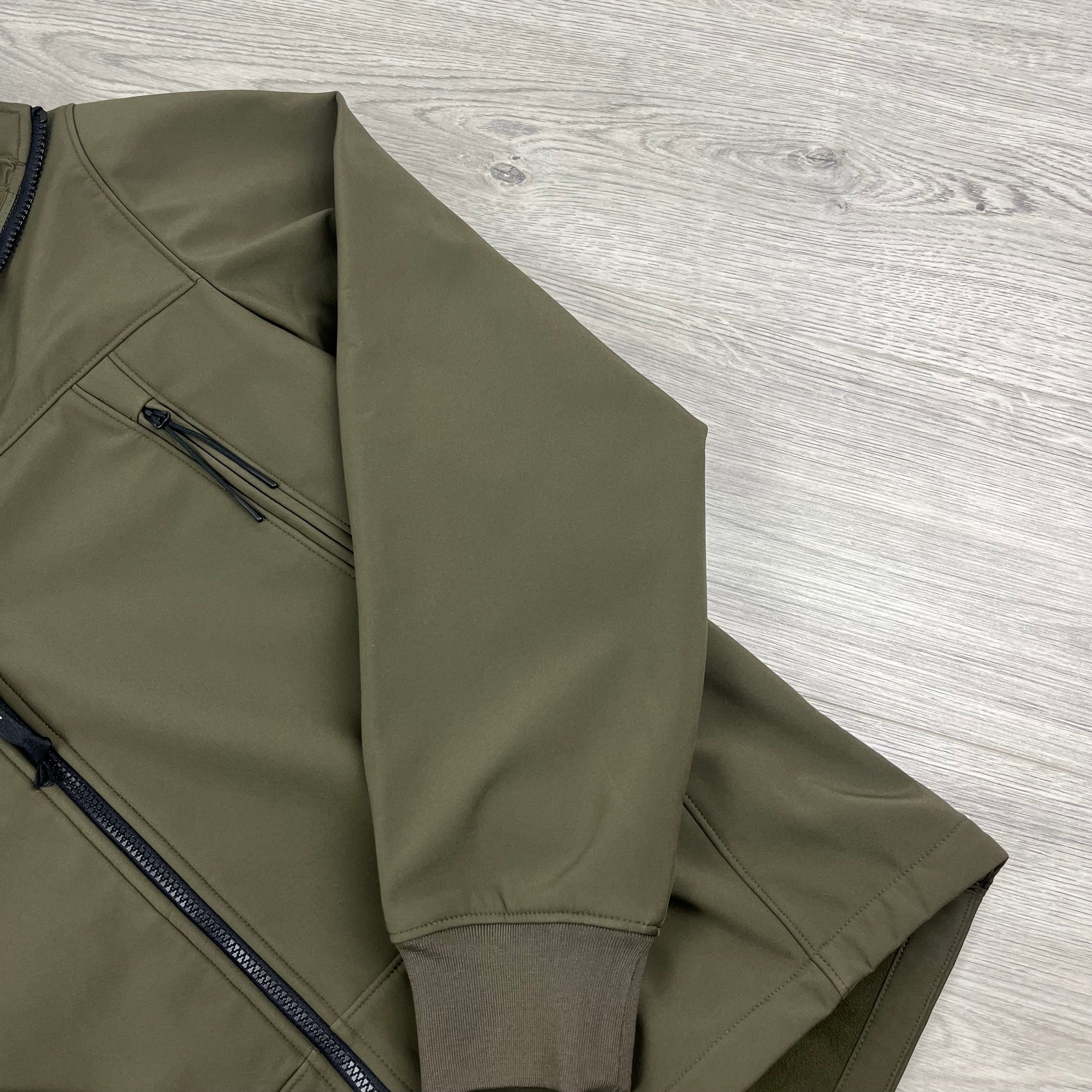 CP Company Shell Goggle Jacket - Ivy Green -Usfansport
