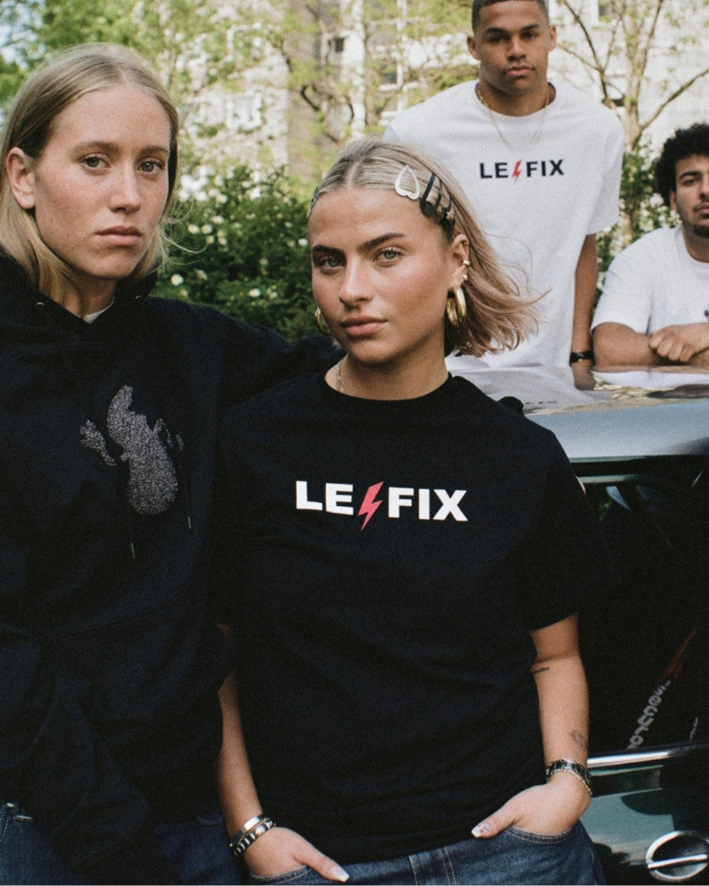 Le Fix Lightning 24' t-shirt I Sort