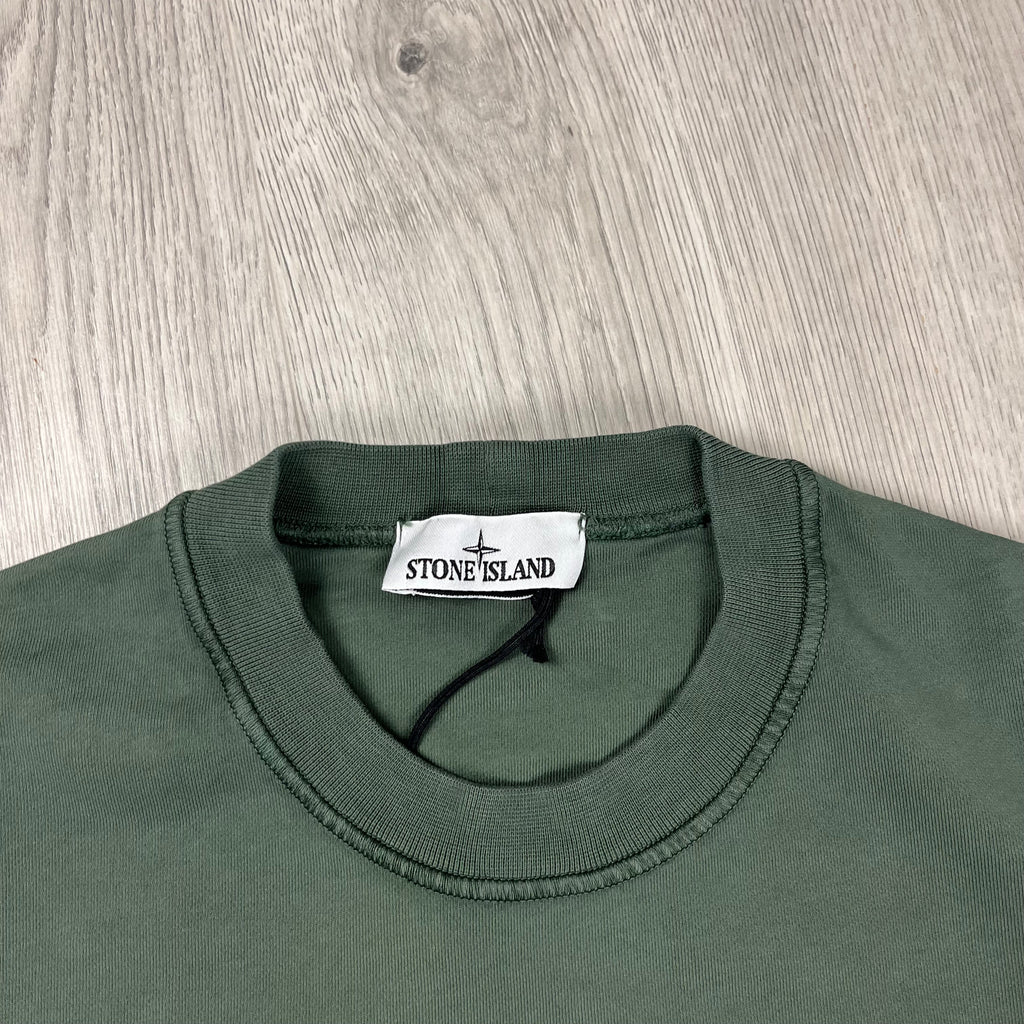 Stone Island Dyed Sweatshirt - Musk -Usfansport