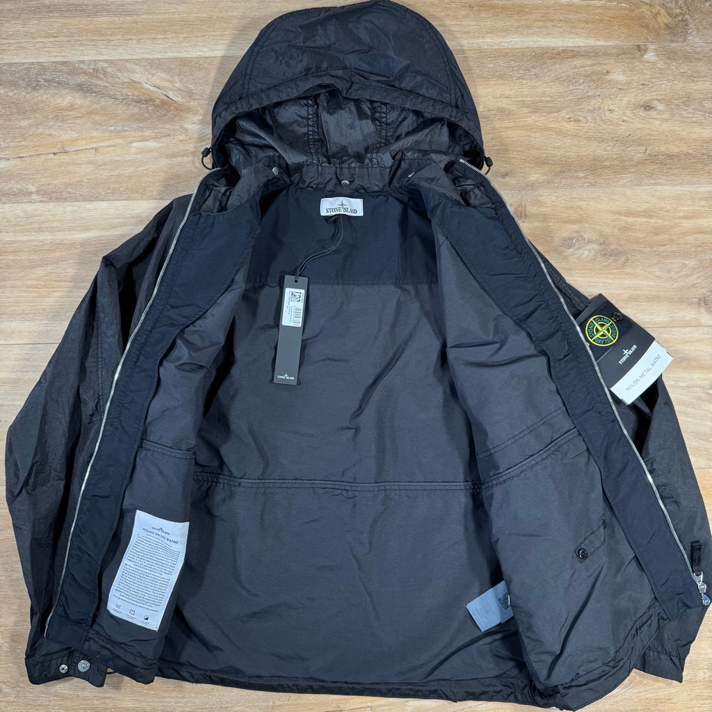 Stone Island Nylon Metal Watro-TC Convertible Jacket in Black -Usfansport