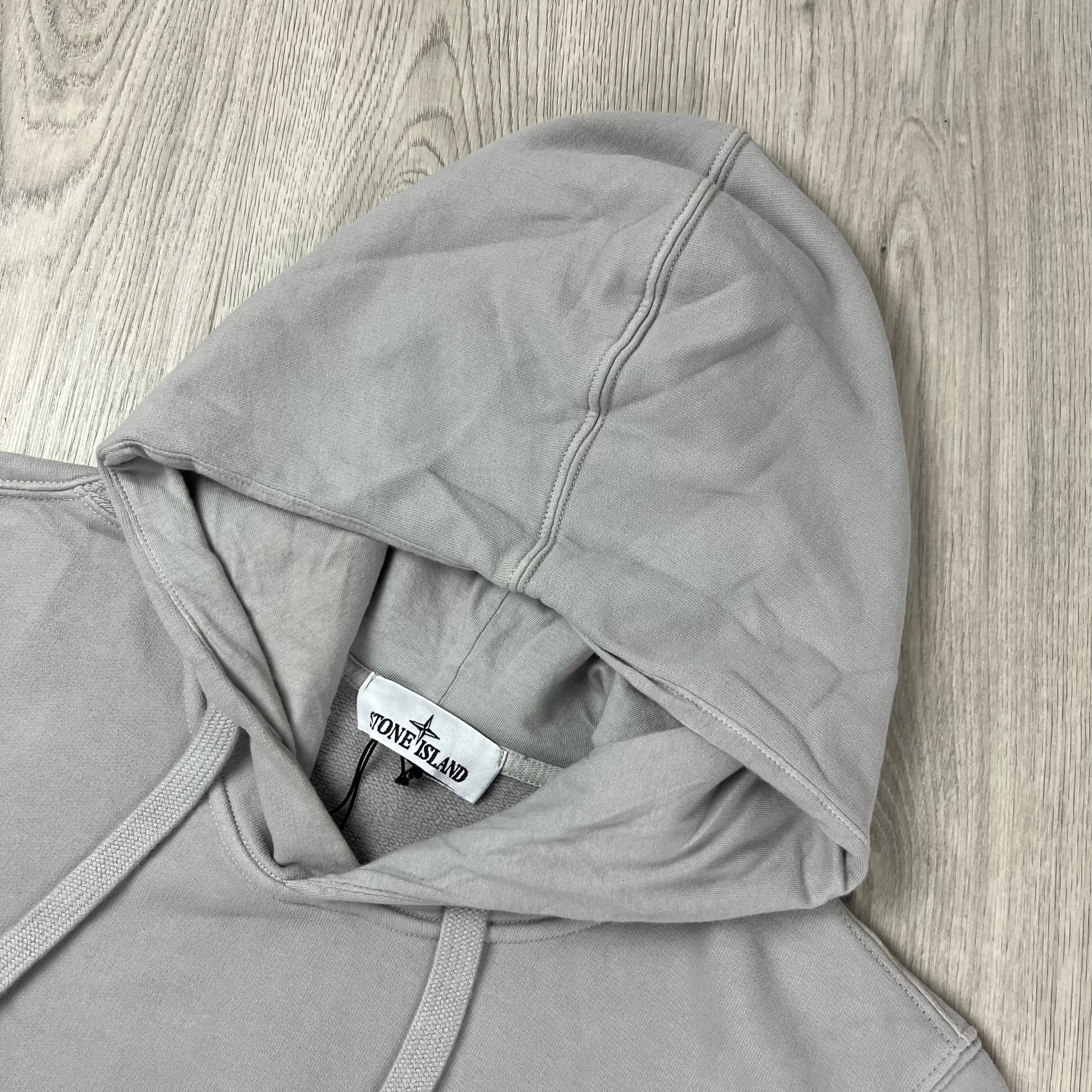 Stone Island Dyed Hoodie - Grey -Usfansport