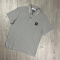 Stone Island Patch Polo Shirt - Grey -Usfansport