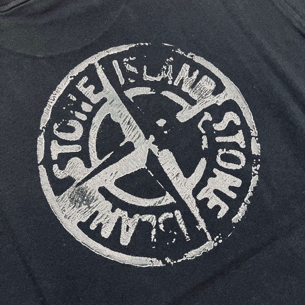 Stone Island Printed T-Shirt - Navy -Usfansport