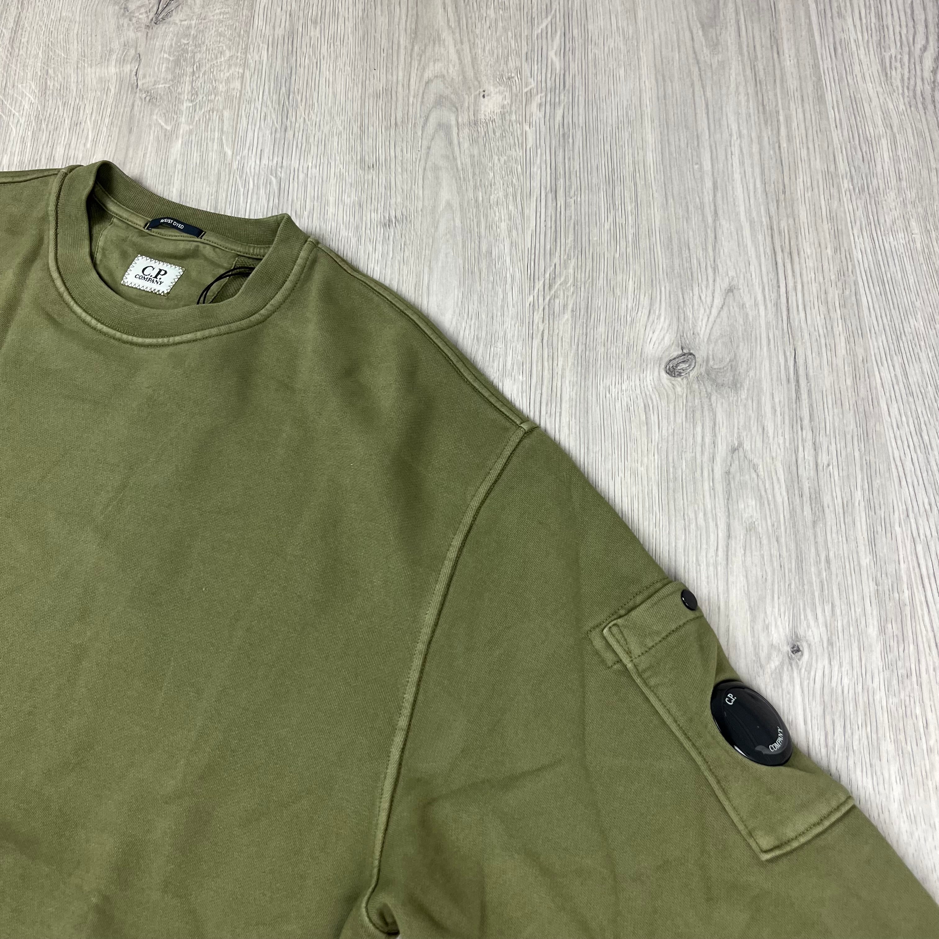 CP Company Dyed Sweatshirt - Capers -Usfansport