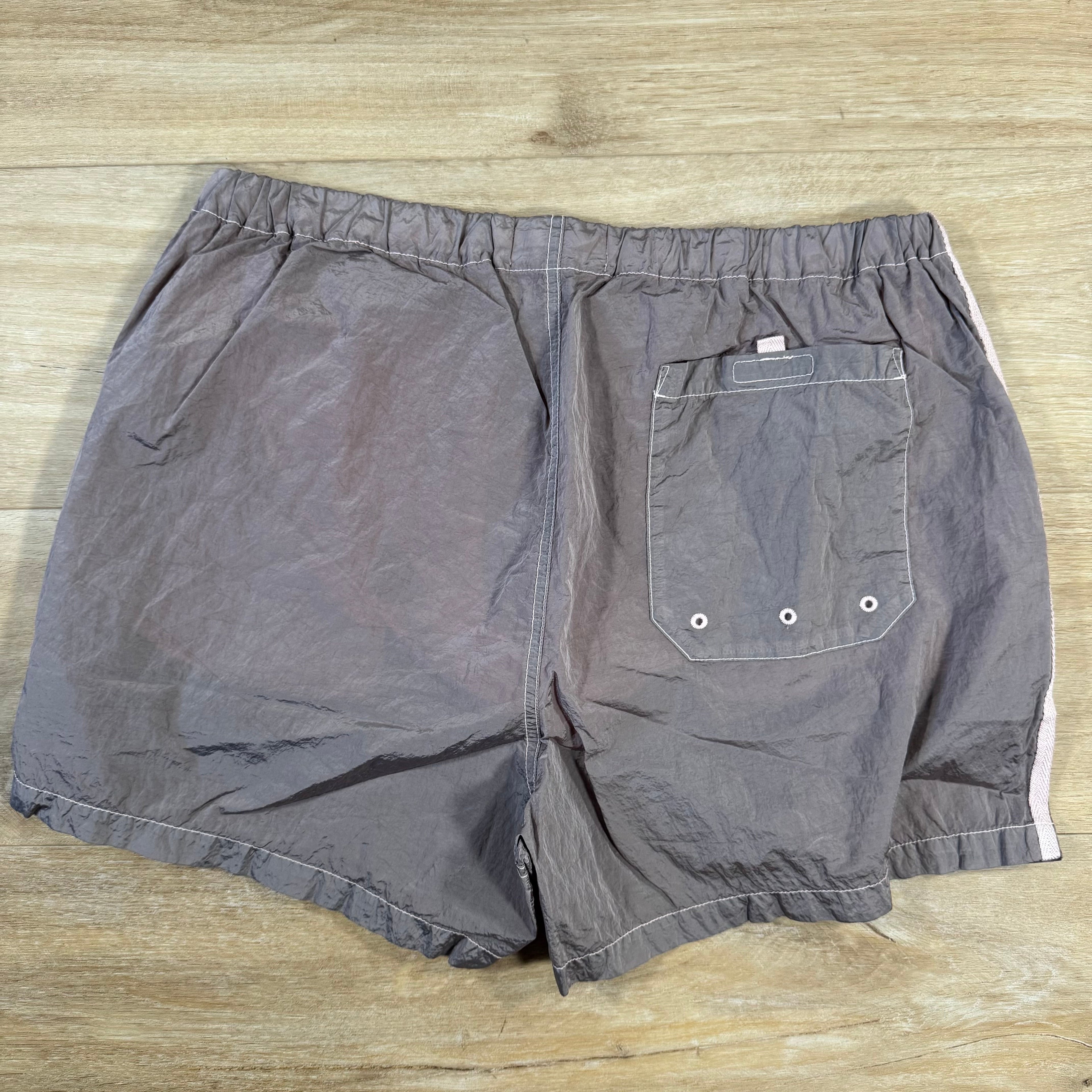 Stone Island Nylon Metal Button Swim Shorts in Antique Rose -Usfansport