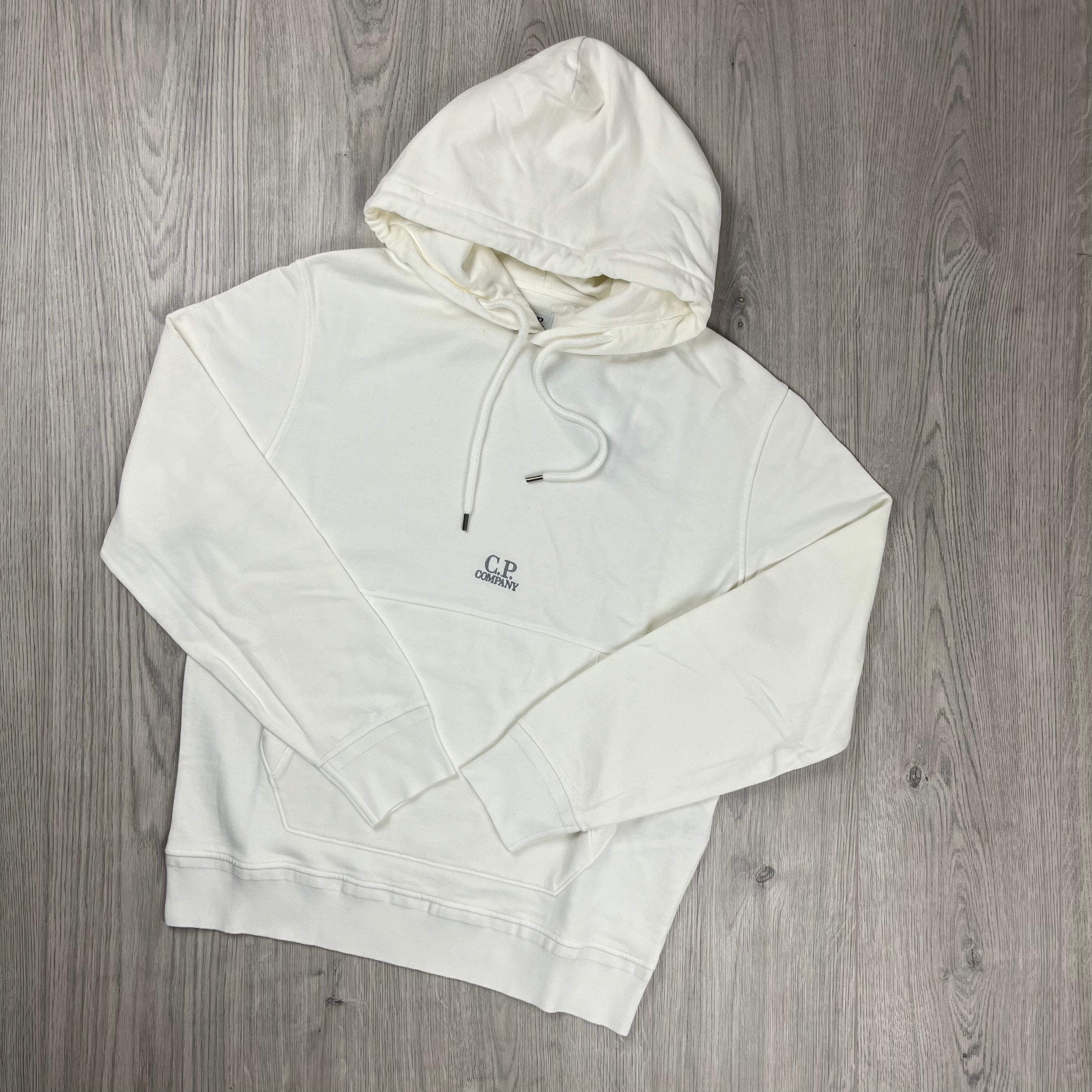 CP Company Patch Hoodie - White -Usfansport
