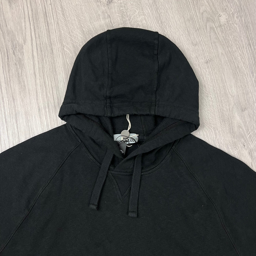 Stone Island Dyed Hoodie - Black -Usfansport