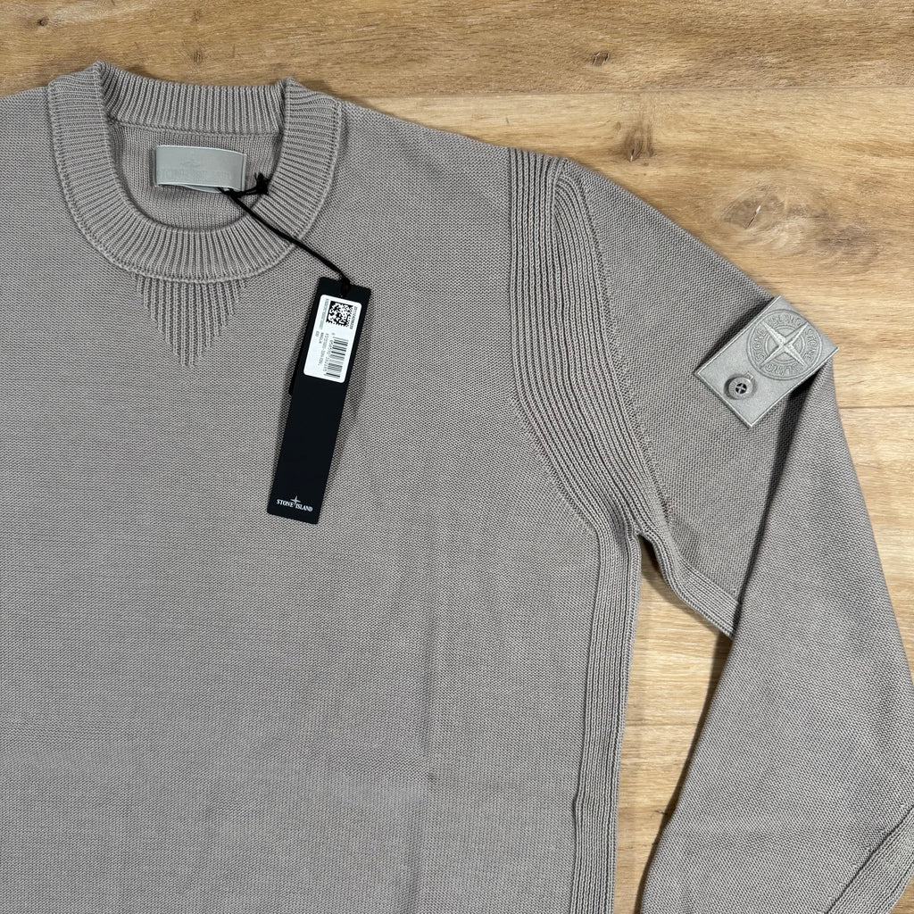 Stone Island Cotton Cashmere Ghost Sweatshirt in Dust Grey -Usfansport