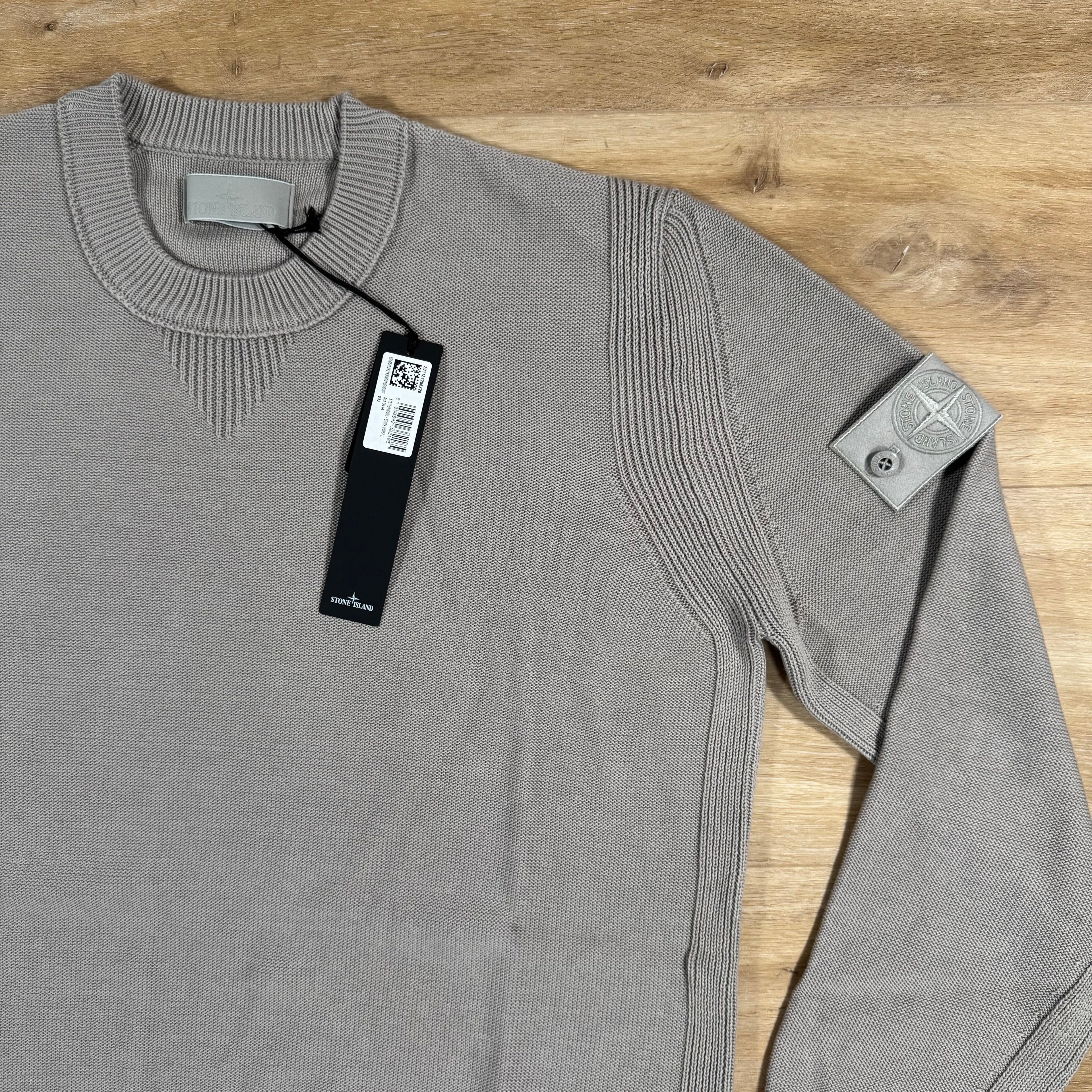 Stone Island Cotton Cashmere Ghost Sweatshirt in Dust Grey -Usfansport