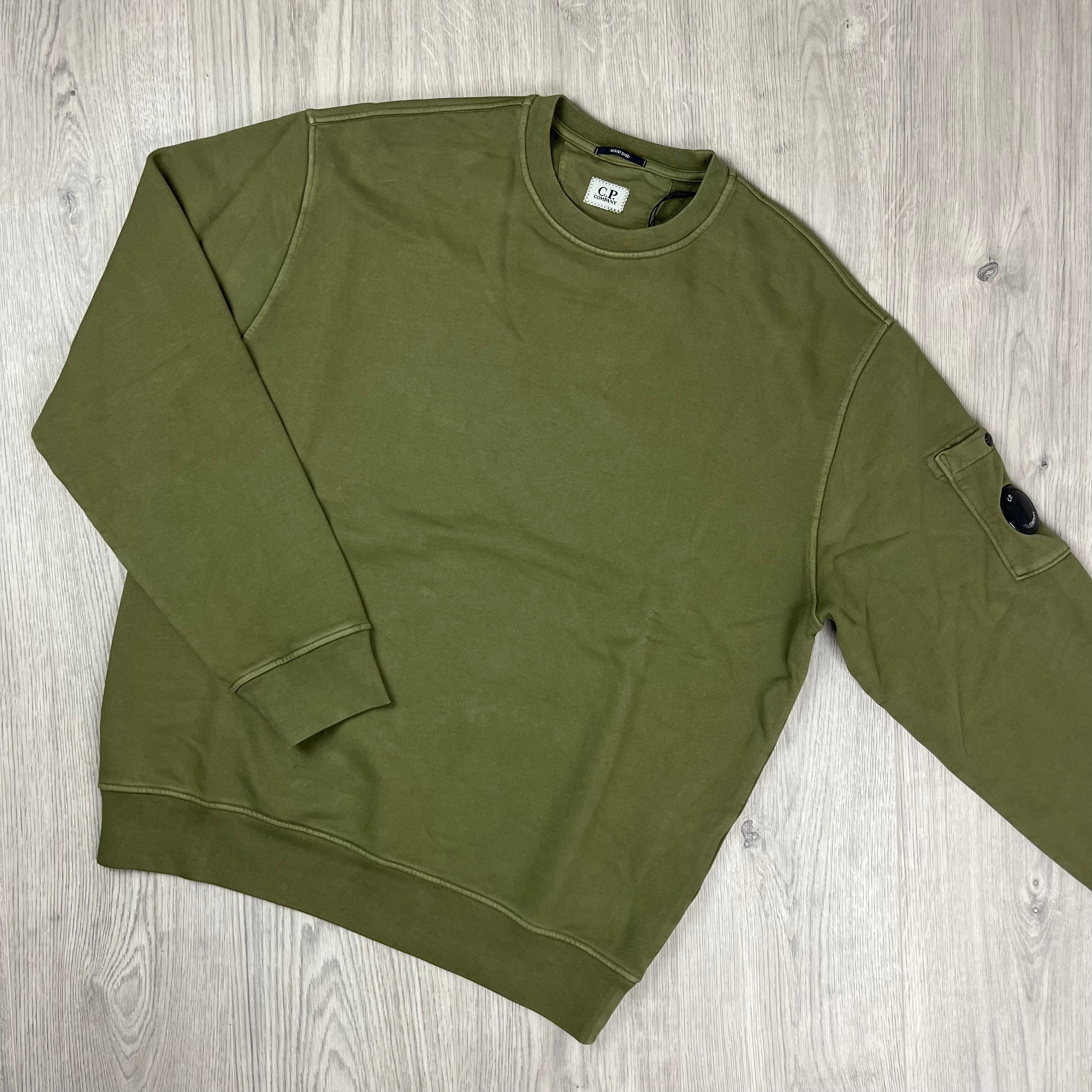 CP Company Dyed Sweatshirt - Capers -Usfansport
