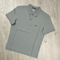 CP Company Piquet Polo Shirt - Drizzle -Usfansport