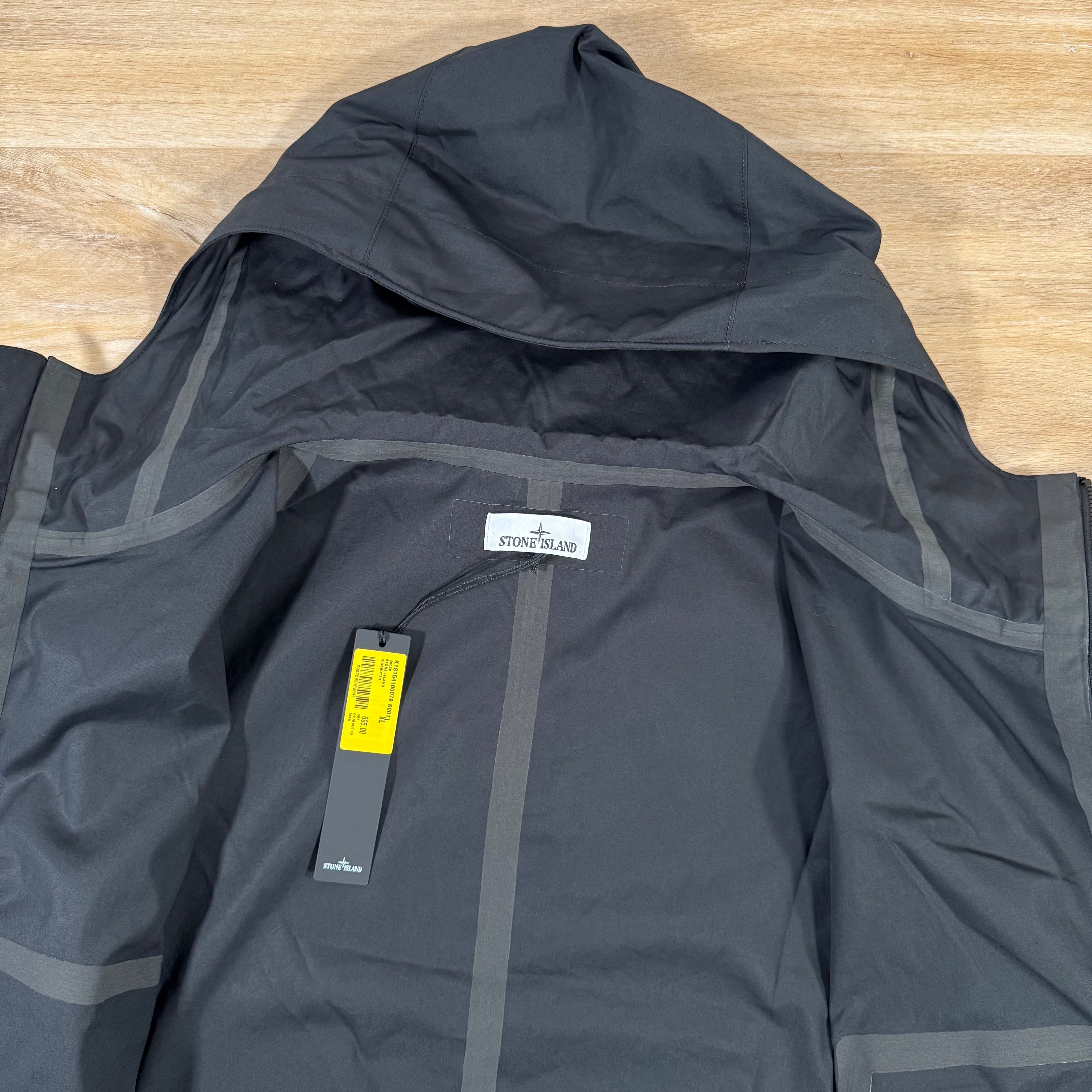 Stone Island Supima Canvas Jacket in Black -Usfansport