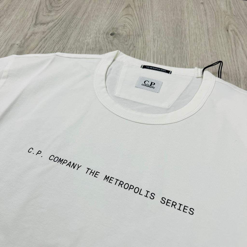 CP Company Metropolis T-Shirt - White -Usfansport