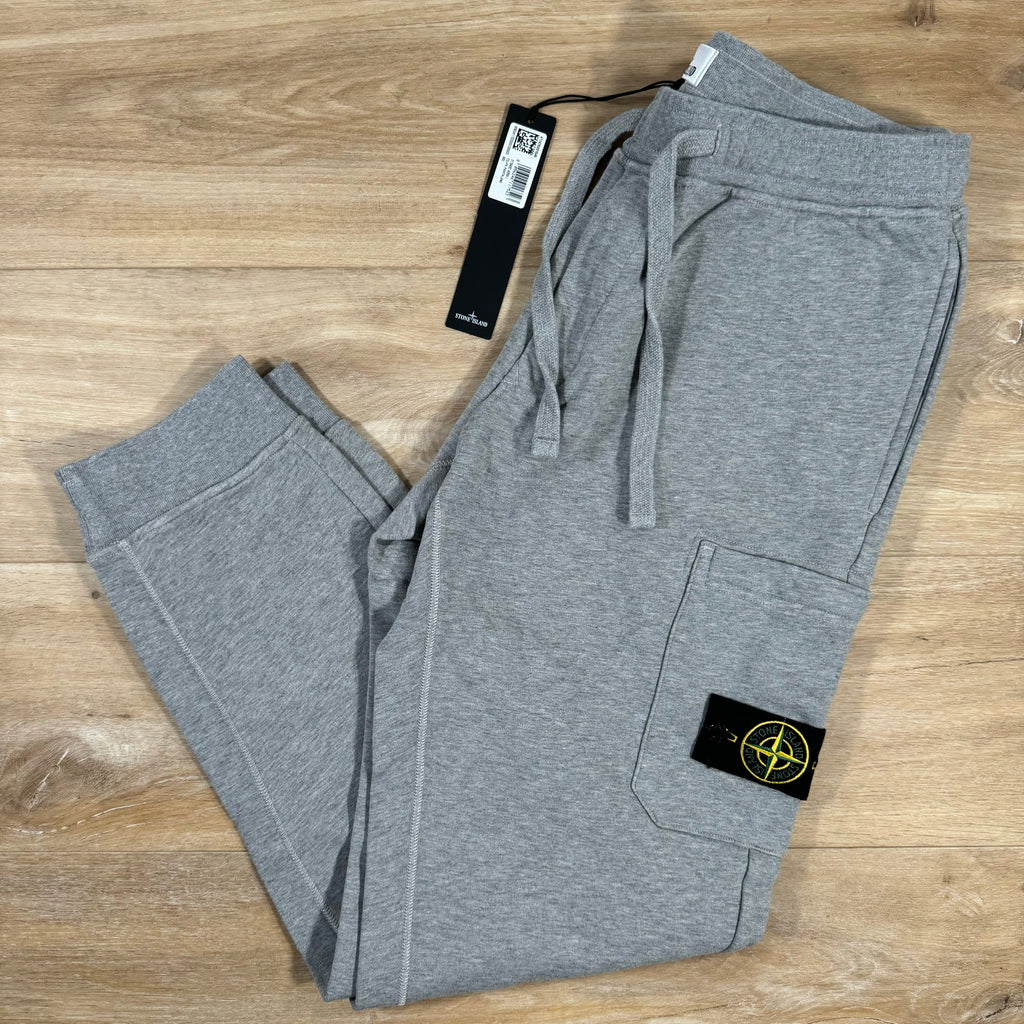 Stone Island Slim Fit Cargo Sweatpants in Grey -Usfansport