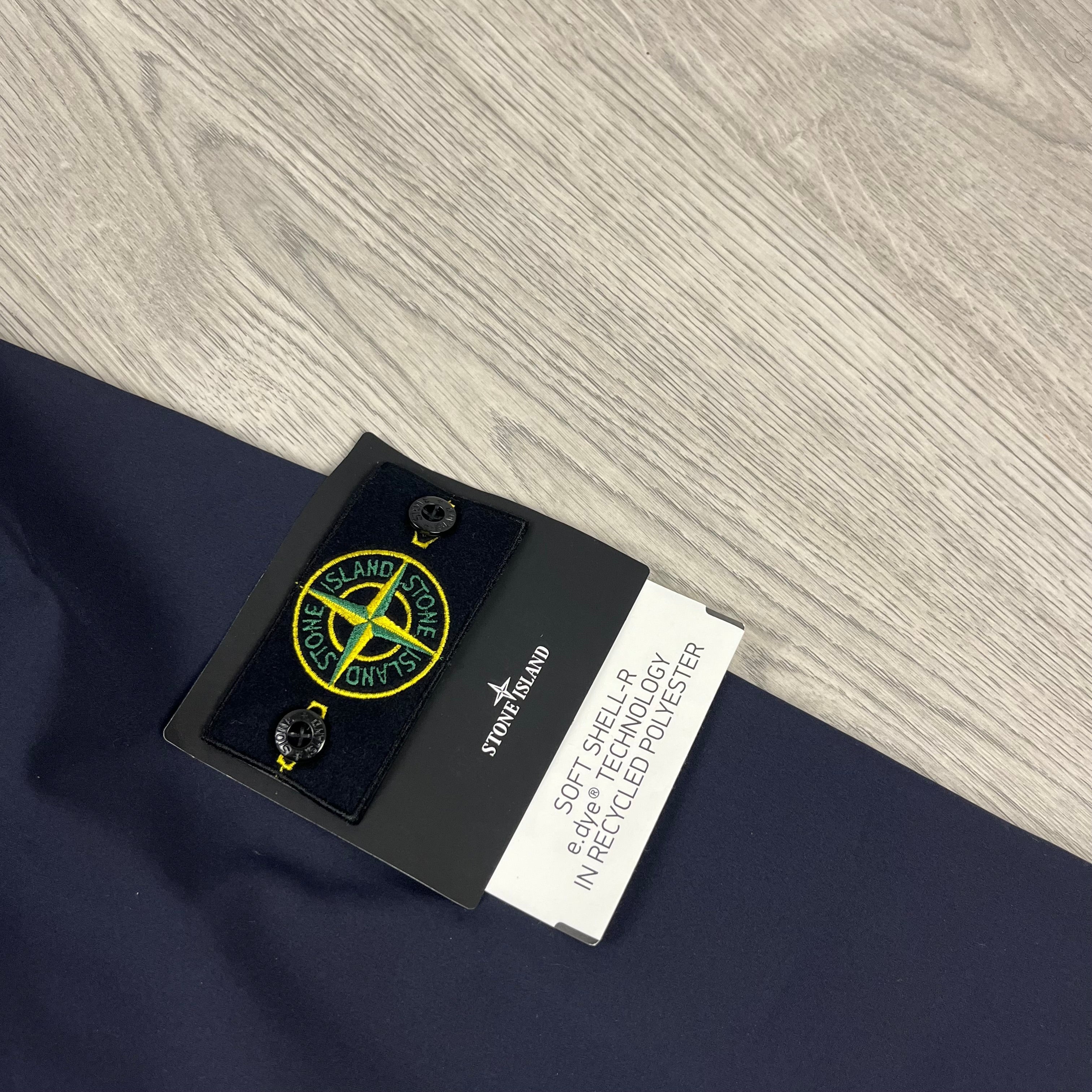 Stone Island Shell Jacket - Navy -Usfansport