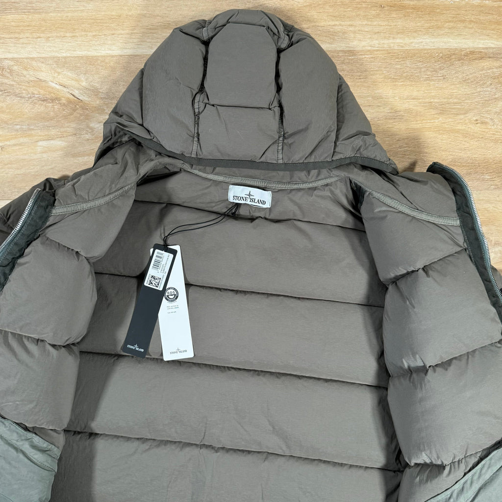 Stone Island Seamless Tunnel Down-TC Jacket in Walnut Brown -Usfansport